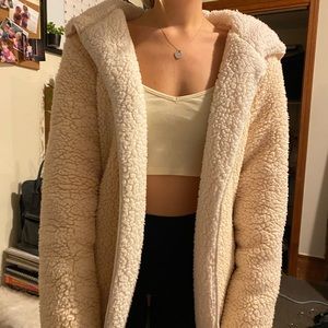 BDG White Teddy Jacket